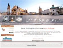 Tablet Screenshot of lampy-krakow.pl